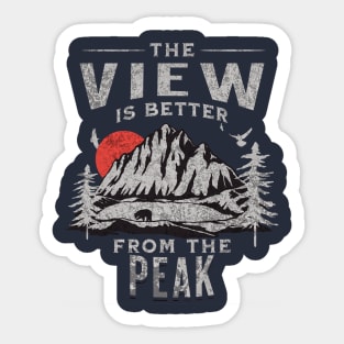 Mountain Peak Views are the best! Sticker